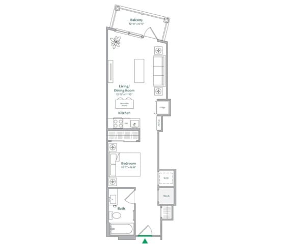 S13 Floor Plan at The Ace, Virginia, 23230