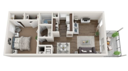 1 Bed
