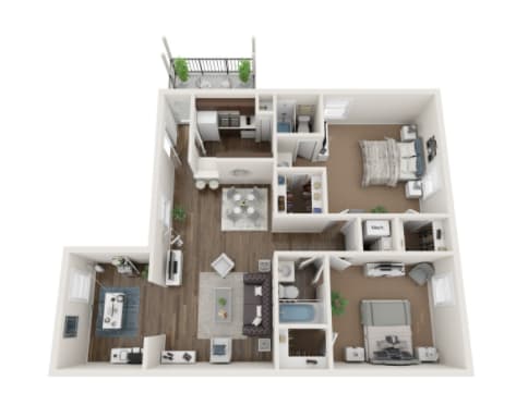2 Bed