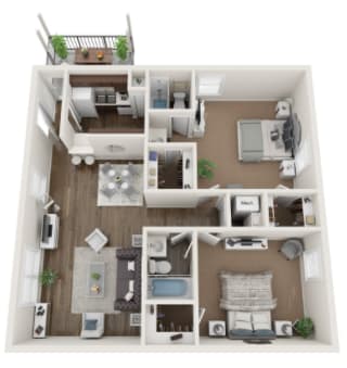 2 Bed