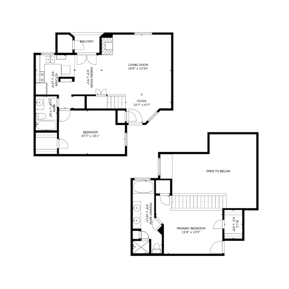 the floor plan plan 538