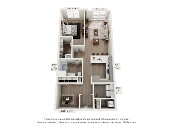 Floor Plan  a floor plan of a 2100 sqft apartment