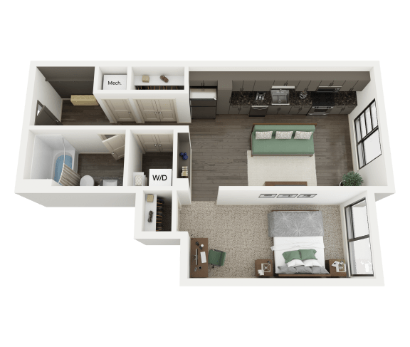 Floor Plan  3D Floorplan of the Woolrich