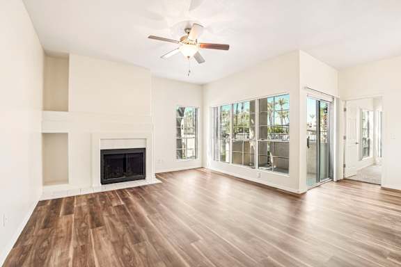Unfurnished apartment interior — representative home at The Palms.