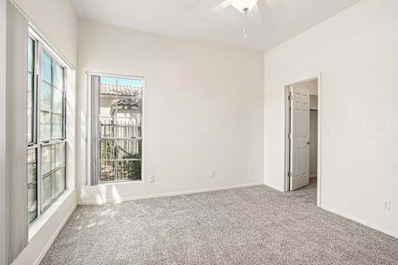 Unfurnished bedroom — representative home at The Palms.