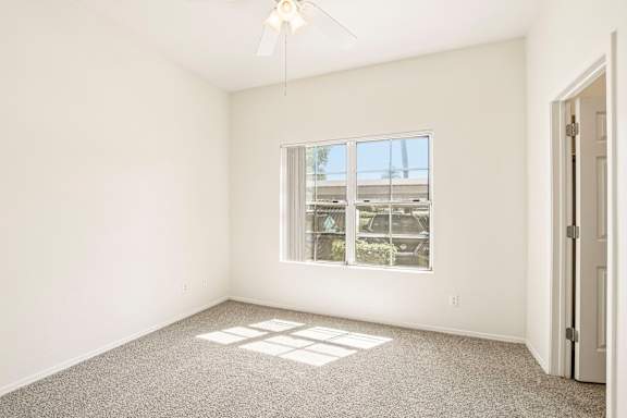 Unfurnished bedroom — representative home at The Palms.