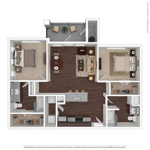 A floor plan of a house with a kitchen, living room, dining room, and bathroom.