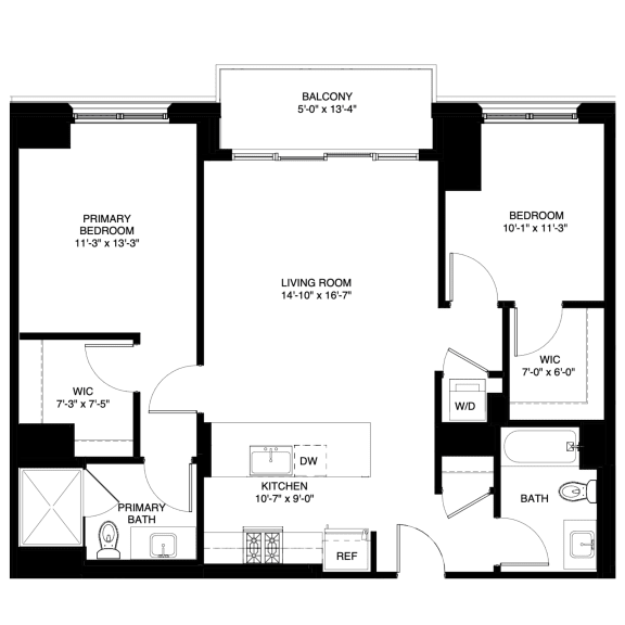 a floor plan of a home