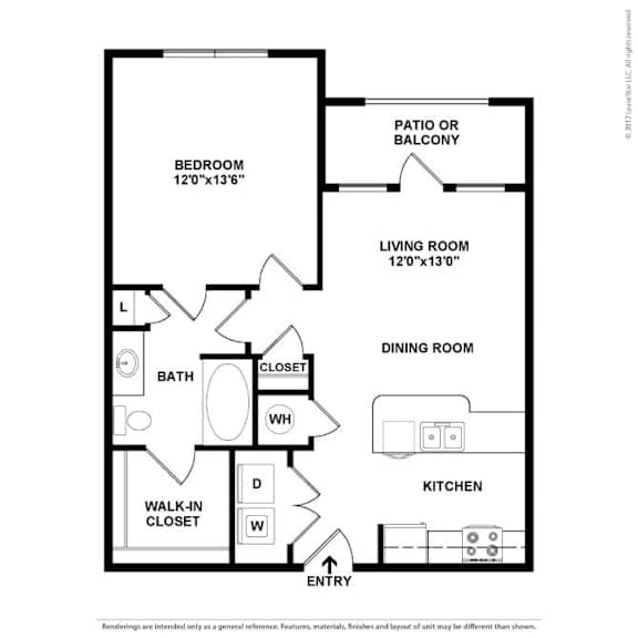 A black and white image of a floor plan for a home.