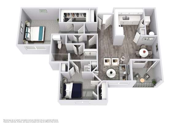 the outlook floor plan  studio
