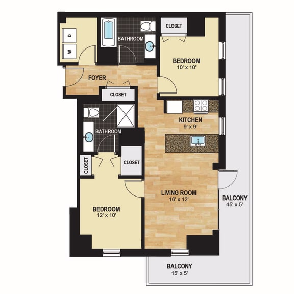 Floor Plans - The Verge Apartments in St Louis Park, MN