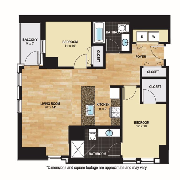 Floor Plans - The Verge Apartments in St Louis Park, MN