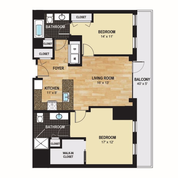 Floor Plan  Floor Plans - The Verge Apartments in St Louis Park, MN
