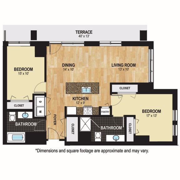 Floor Plan  Floor Plans at Verge Apartments in St. Louis Park, MN