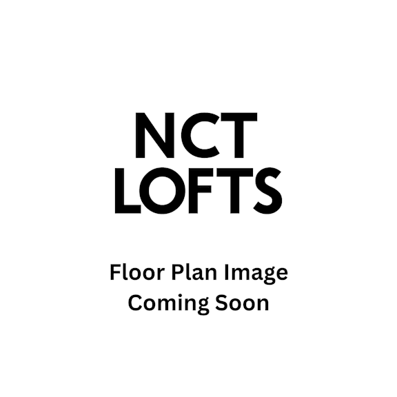 A black and white image with the words "NCT LOFTS" and "Floor Plan Image Coming Soon".