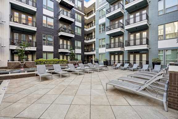 Balconies and Patios with Views at L2 Uptown in Dallas Texas