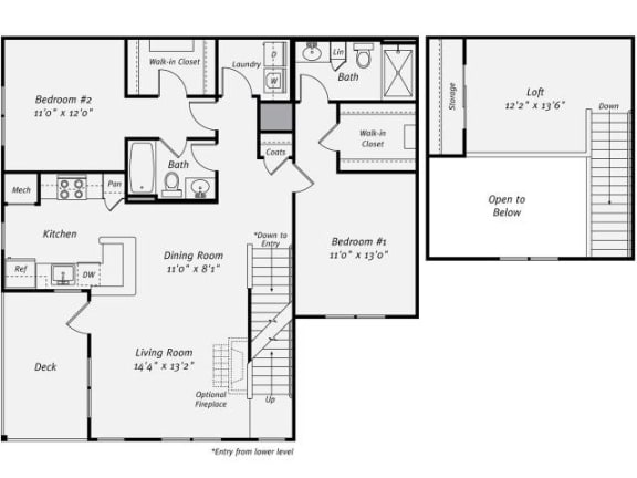 Floor Plans for The Wren at Sharon in Sharon, MA