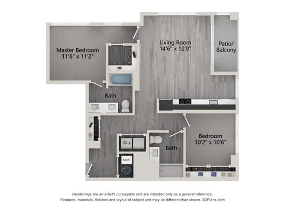 bedroom floor plan | lodges at the shoreline