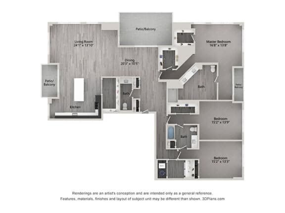 a floor plan of a house with a white background