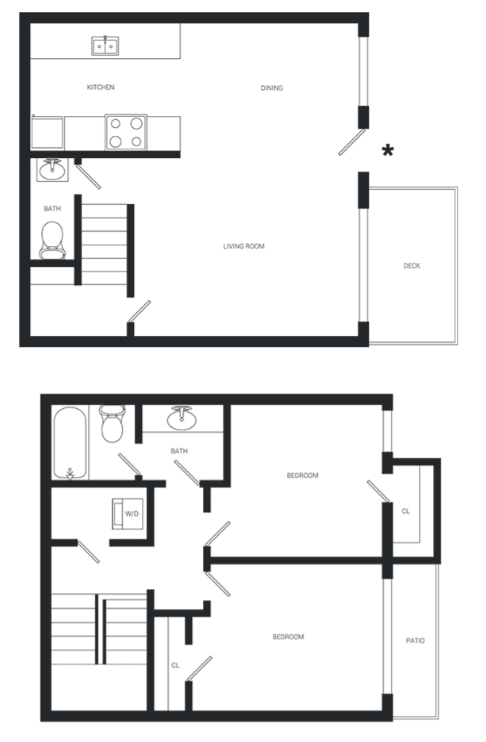 a blueprint of a floor plan and a diagram of a living room and a kitchen