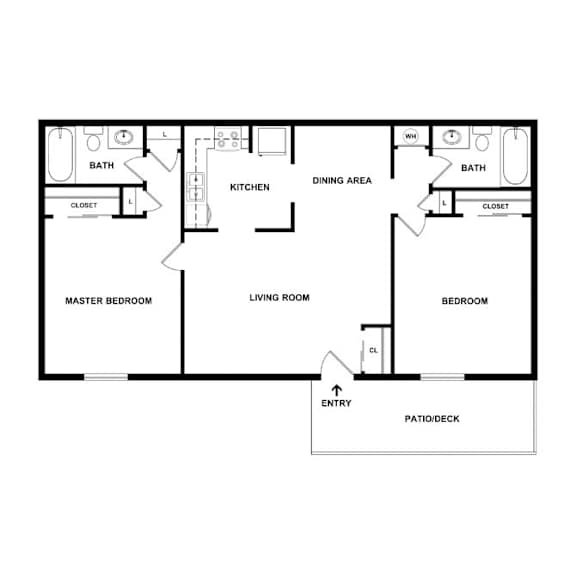 a black and white floor plan of a house