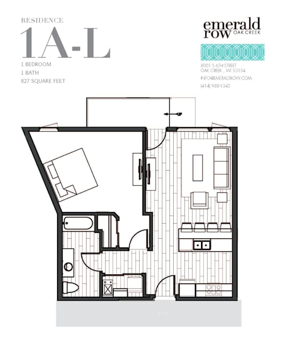 floor plan of the first level of the apartment