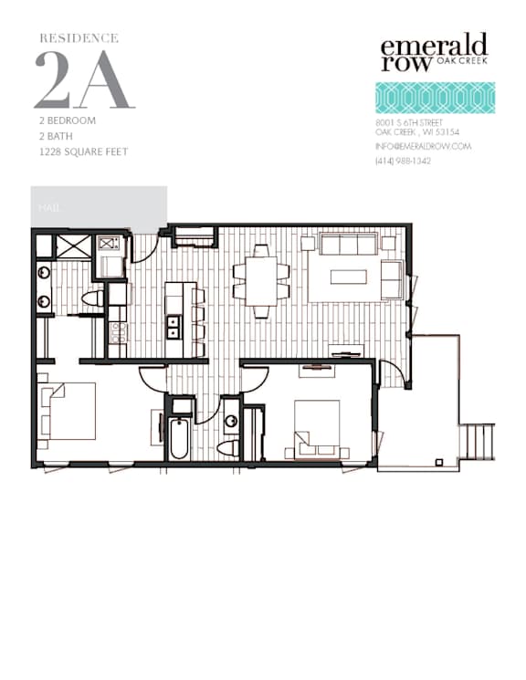 the floor plan of the condo