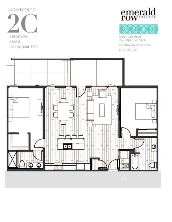 the floor plan of the condo