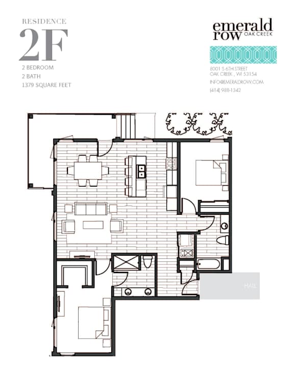 the floor plan of the condo