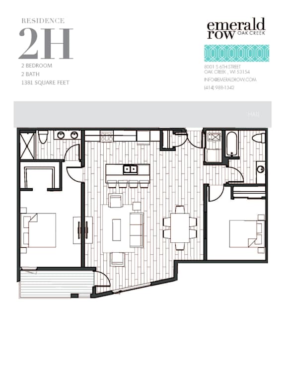 the floor plan of the condo
