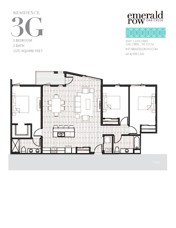 the floor plan of the condo