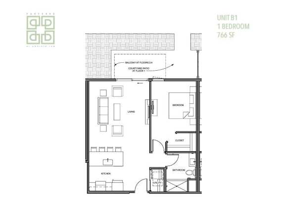 floor plan of the first floor of a house