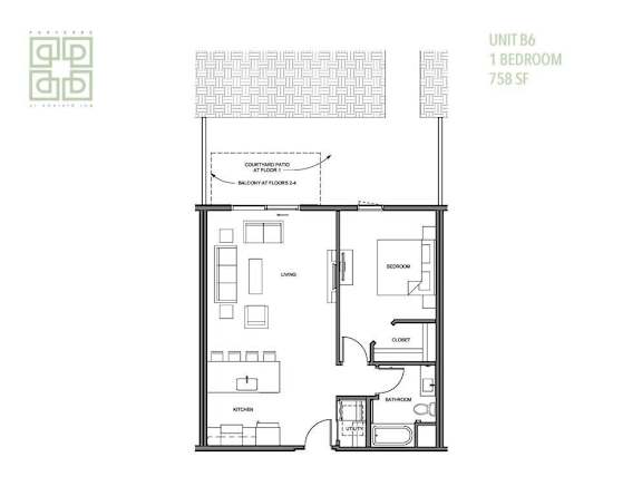 a floor plan of a house with a loft