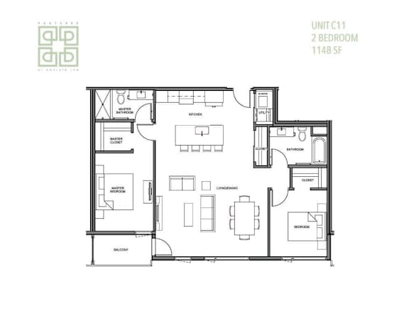 a typical floor plan of a house