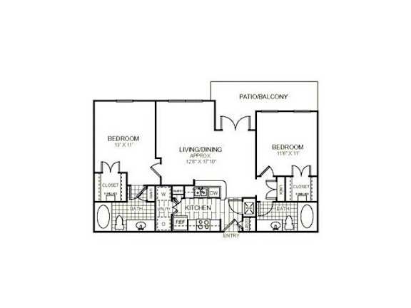 floor plan photo of the point at ashburn apartments va