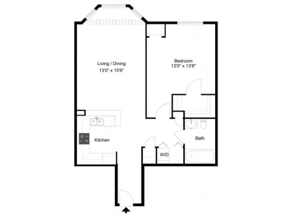 a floor plan of a house with an open floor plan