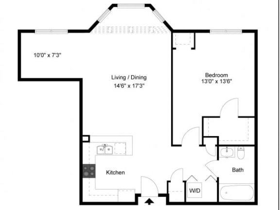 a schematic of a floor plan of a house