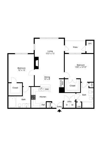 the image of the floor plan of the house