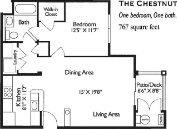 floor plan photo of the retreat at vista lake