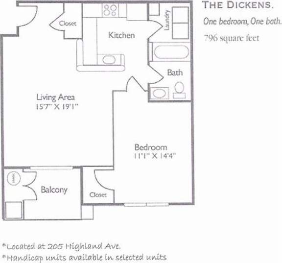 floor plan photo of the district