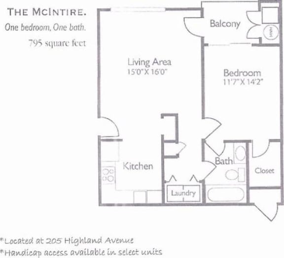 floor plan photo of the law building apartments