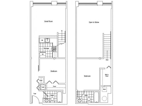 blueprint drawing of floor plans for a house