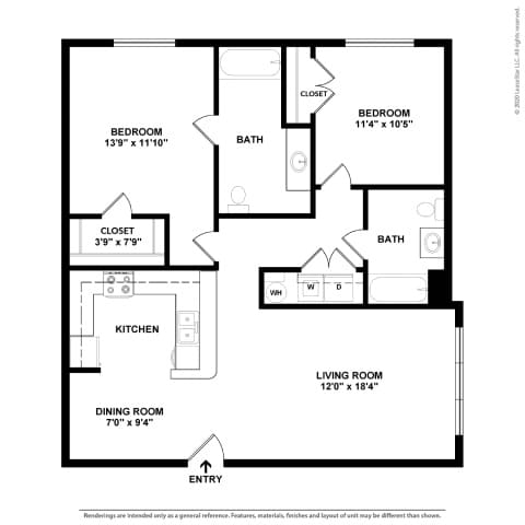 A black and white image of a floor plan for a house.
