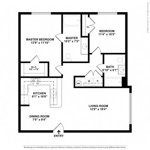 A black and white image of a floor plan for a house.