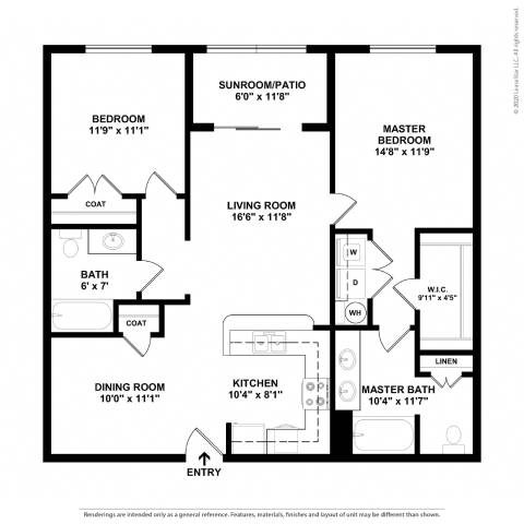 A black and white image of a floor plan for a house.