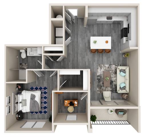 A modern bathroom with a walk-in shower and a toilet.