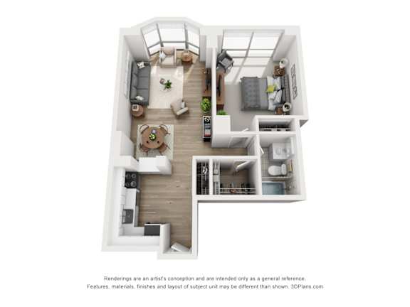 bedroom floor plan  the residences at