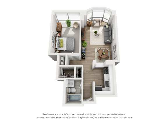 bedroom floor plan  the residences at
