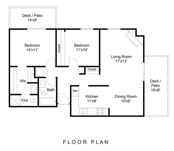 a floor plan at Tylia Apartments in Maple Grove, MN