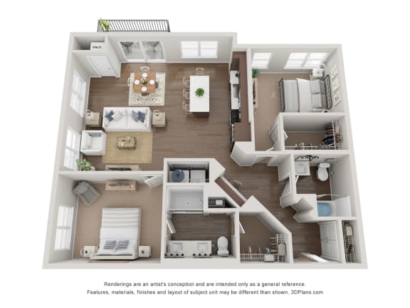 2 bedroom 2 bathroom